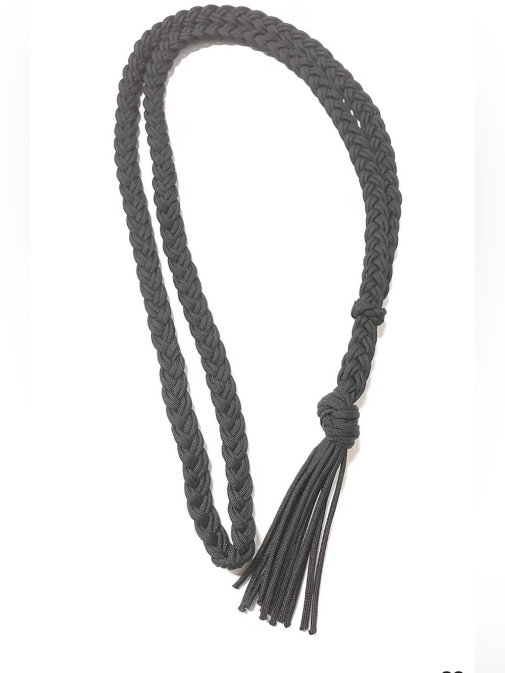 Handwoven Neck Rope for Bridleless Horseback Riding - Black